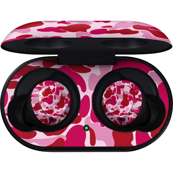 Pink Street Camo Galaxy Buds Skin