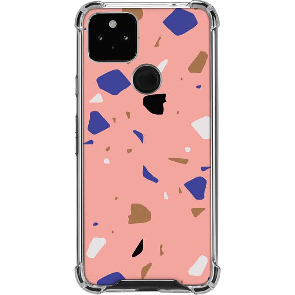 Pink Terrazzo Pixel Cases