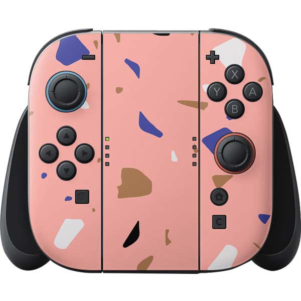 Pink Terrazzo Nintendo Skins