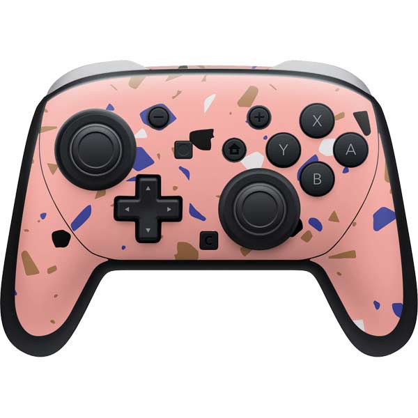 Pink Terrazzo Nintendo Skins