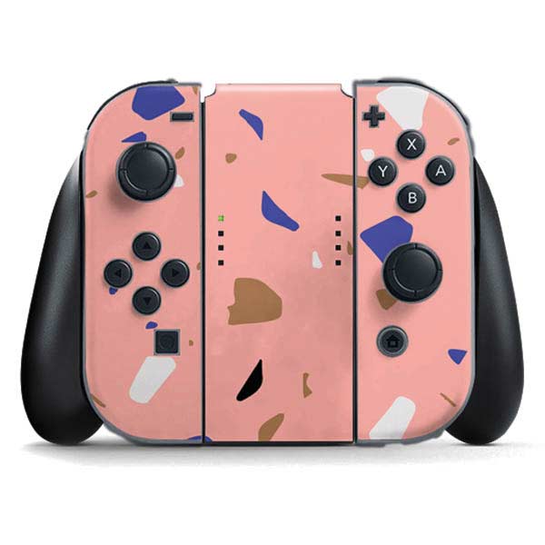 Pink Terrazzo Nintendo Skins