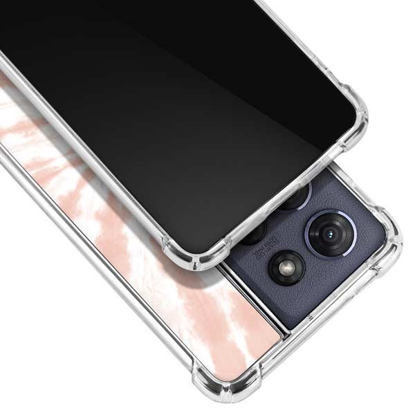 Pink Tie Dye Moto G 5G (2025) Clear Case
