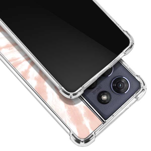 Pink Tie Dye Moto G Power 5G (2025) Clear Case