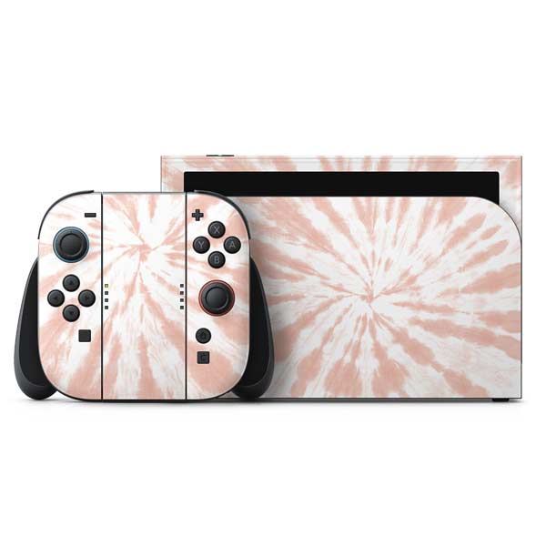 Pink Tie Dye Nintendo Skins
