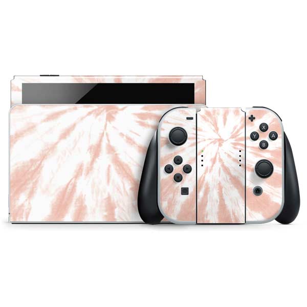 Pink Tie Dye Nintendo Skins