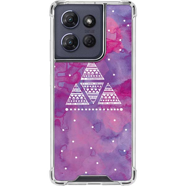 Pink Tribal Euphoria Moto G Play 5G (2025) Clear Case