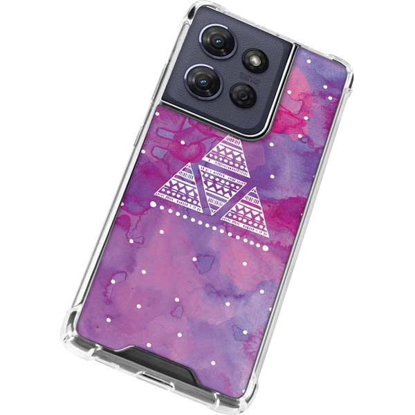 Pink Tribal Euphoria Moto G Play 5G (2025) Clear Case