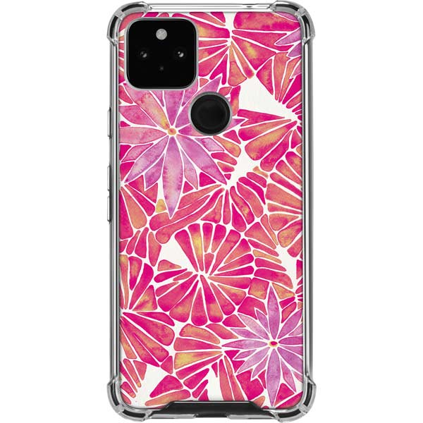 Pink Water Lilies by Cat Coq Pixel Cases