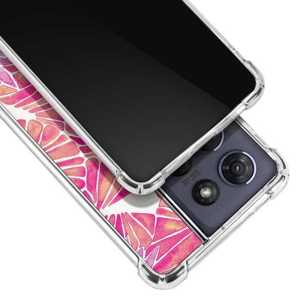 Pink Water Lilies by Cat Coq Moto G Power 5G (2025) Clear Case