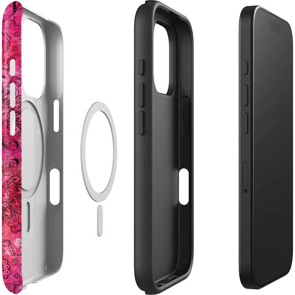Pink Zen Ginseng iPhone 16 Pro Max Magsafe Impact Case