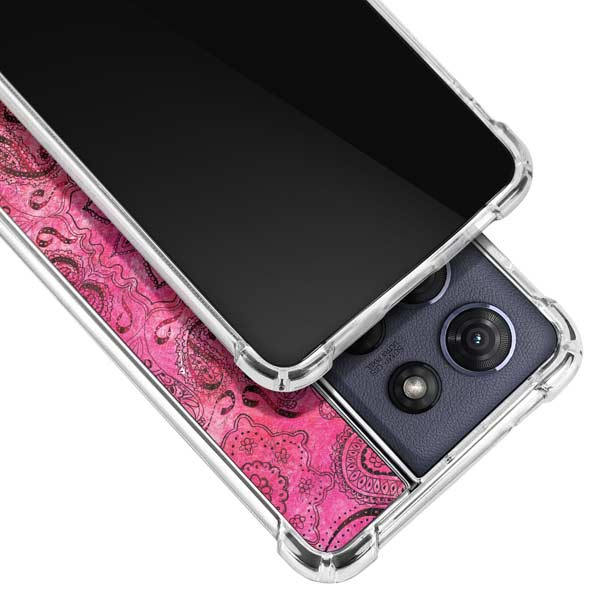 Pink Zen Ginseng Moto G 5G (2025) Clear Case