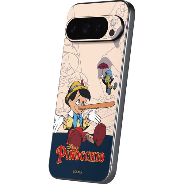 Disney Pinocchio and Jiminy Cricket Google Pixel 10 Pro XL Skin