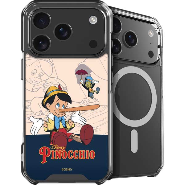Disney Pinocchio and Jiminy Cricket iPhone 17 Pro MagSafe Case
