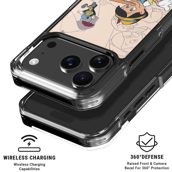 Disney Pinocchio and Jiminy Cricket iPhone 17 Pro MagSafe Case