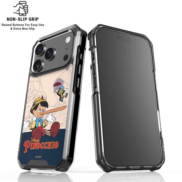 Disney Pinocchio and Jiminy Cricket iPhone 17 Pro MagSafe Case
