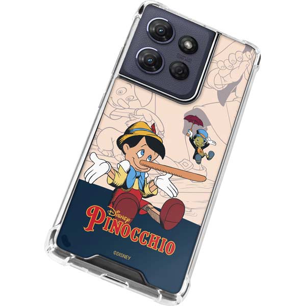 Disney Pinocchio and Jiminy Cricket Moto G 5G (2025) Clear Case