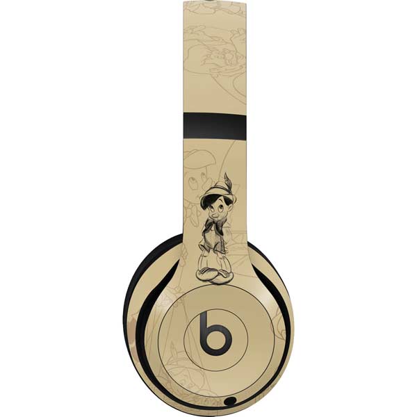 Disney Pinocchio Sketches Portrait Beats Studio Pro Wireless Headphones Skin