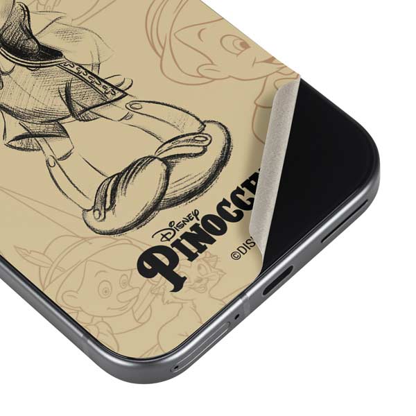 Disney Pinocchio Sketches Portrait Google Pixel 10 Pro XL Skin