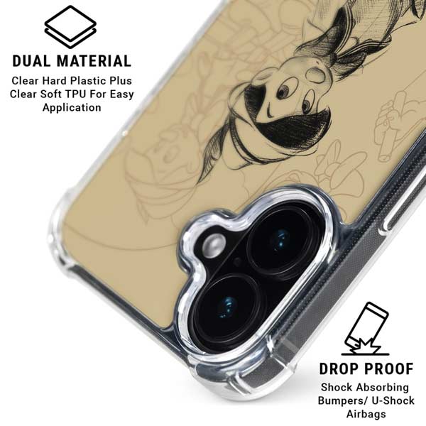 Disney Pinocchio Sketches Portrait iPhone 17 MagSafe Case