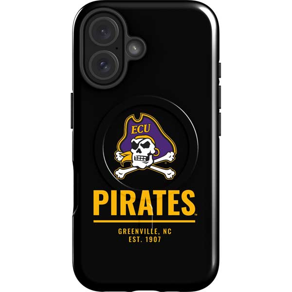 East Carolina University Pirates Greenville NC iPhone 16 Magsafe Impact Case