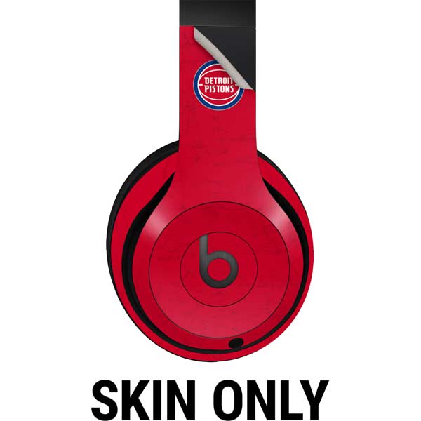 NBA Detroit Pistons Distressed Beats Studio Pro Wireless Headphones Skin