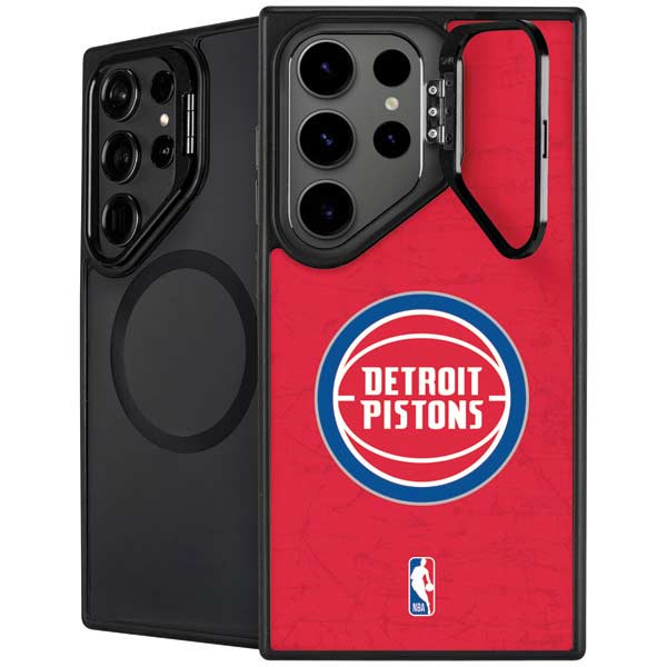 NBA Detroit Pistons Distressed Galaxy S26 Ultra Kickstand Case