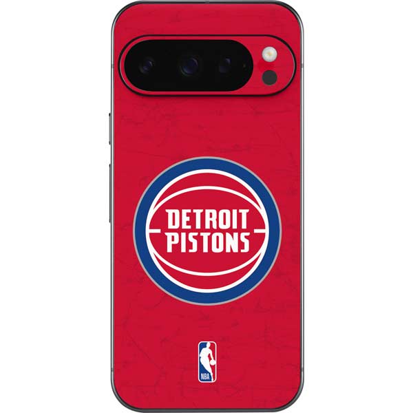 NBA Detroit Pistons Distressed Google Pixel 10 Pro XL Skin