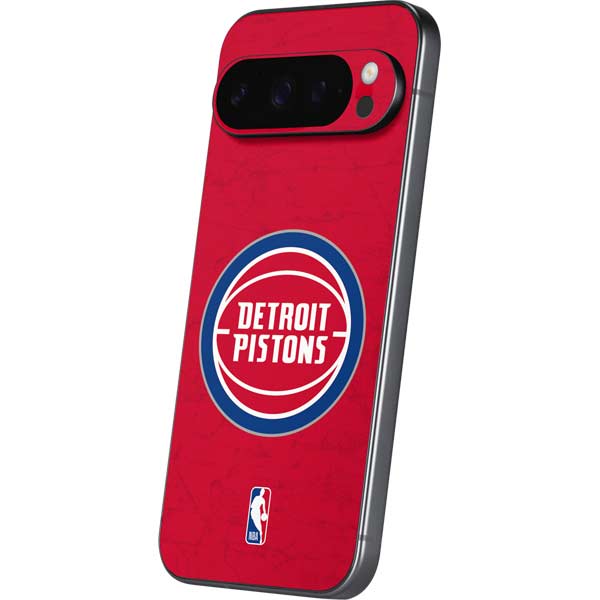 NBA Detroit Pistons Distressed Google Pixel 10 Pro XL Skin