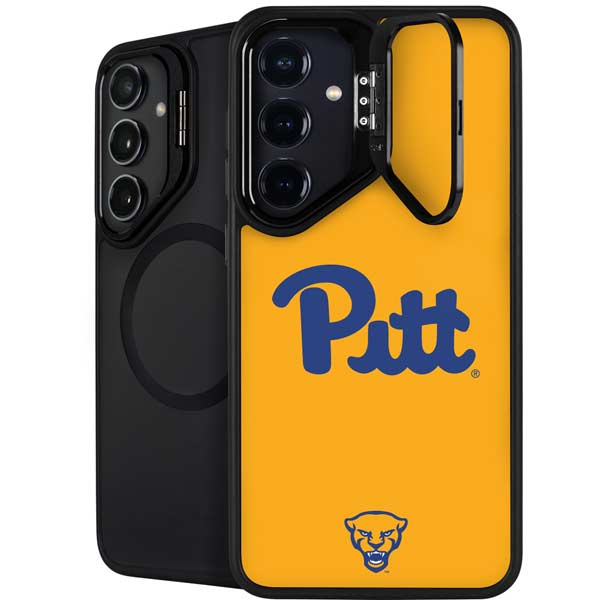 University of Pittsburgh Pitt Panthers Yellow Galaxy S26 Kickstand Case