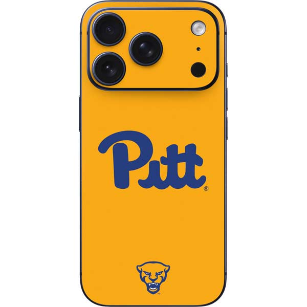 University of Pittsburgh Pitt Panthers Yellow iPhone 17 Pro Max Skin