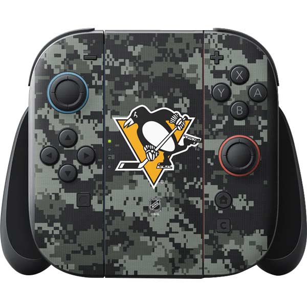 NHL Pittsburgh Penguins Camo Nintendo Switch 2 (2025) with Joy-Con Skin