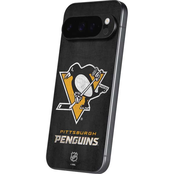 NHL Pittsburgh Penguins Distressed Google Pixel 10 Pro XL Skin