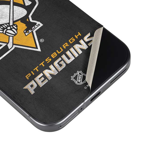 NHL Pittsburgh Penguins Distressed Google Pixel 10 Pro XL Skin