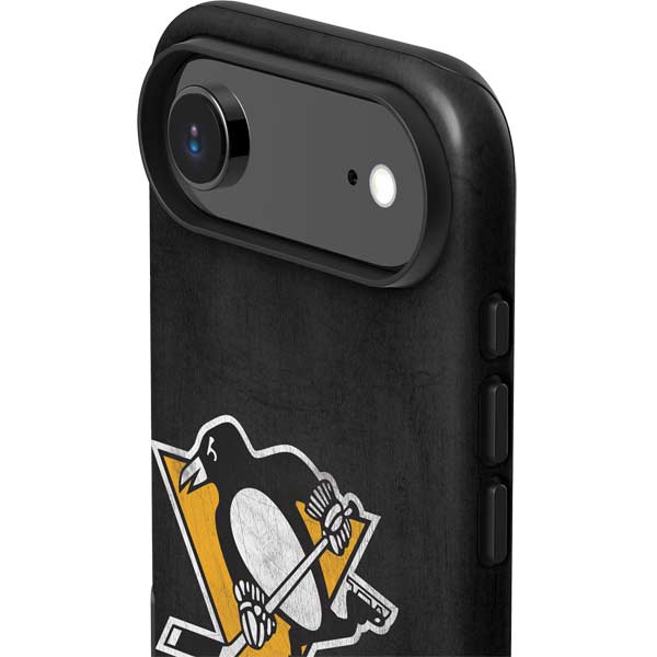 NHL Pittsburgh Penguins Distressed iPhone 17 Air Impact Case
