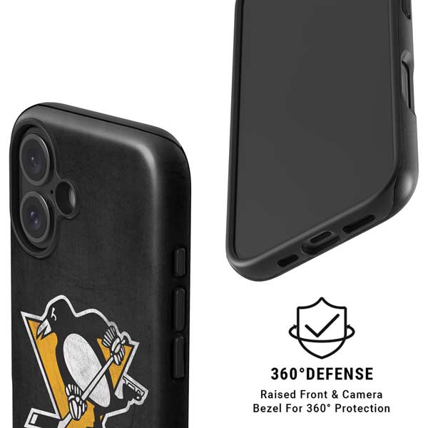 NHL Pittsburgh Penguins Distressed iPhone 17 Magsafe Impact Case