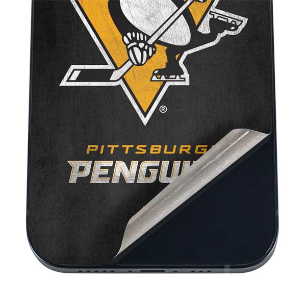 NHL Pittsburgh Penguins Distressed iPhone 17 Pro Max Skin