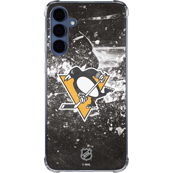 NHL Pittsburgh Penguins Frozen Galaxy A35 5G Clear Case