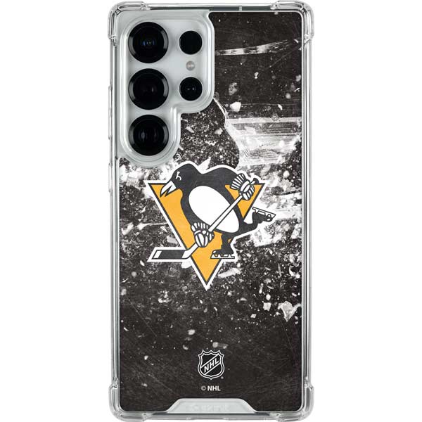 NHL Pittsburgh Penguins Frozen Galaxy S25 Ultra Clear Case