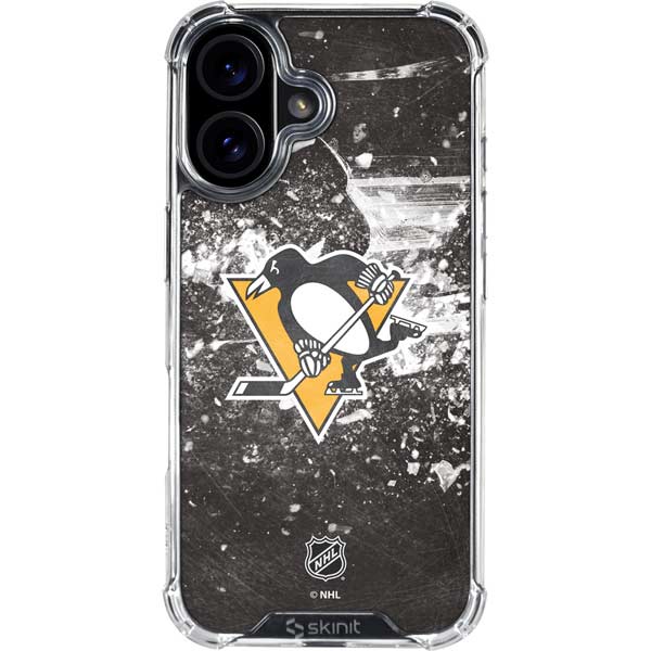 NHL Pittsburgh Penguins Frozen iPhone 16 Plus Clear Case