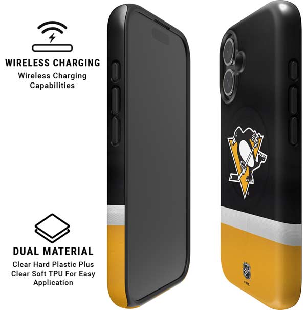 NHL Pittsburgh Penguins Jersey iPhone 16 Magsafe Impact Case