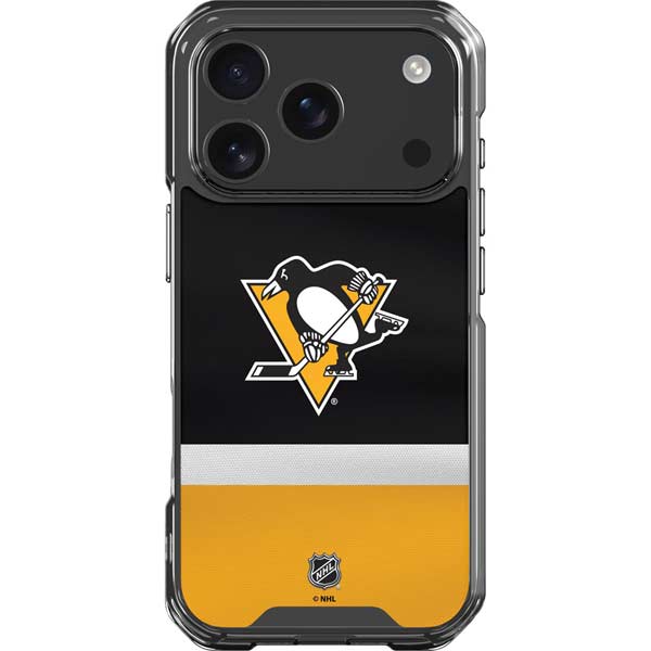 NHL Pittsburgh Penguins Jersey iPhone 17 Pro Clear Case