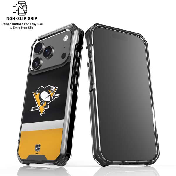 NHL Pittsburgh Penguins Jersey iPhone 17 Pro Clear Case