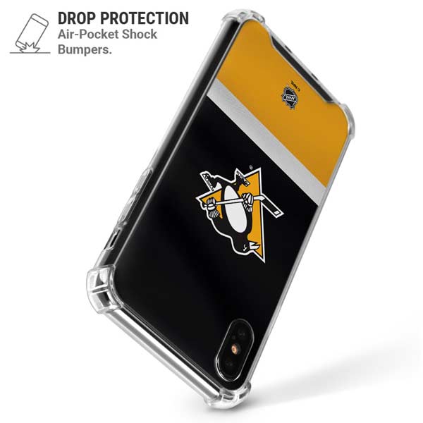 NHL Pittsburgh Penguins Jersey iPhone X/XS Clear Case