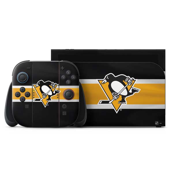 NHL Pittsburgh Penguins Jersey Nintendo Switch 2 (2025) with Joy-Con Skin