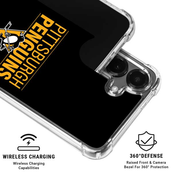 NHL Pittsburgh Penguins Lineup Galaxy S26 Clear Case