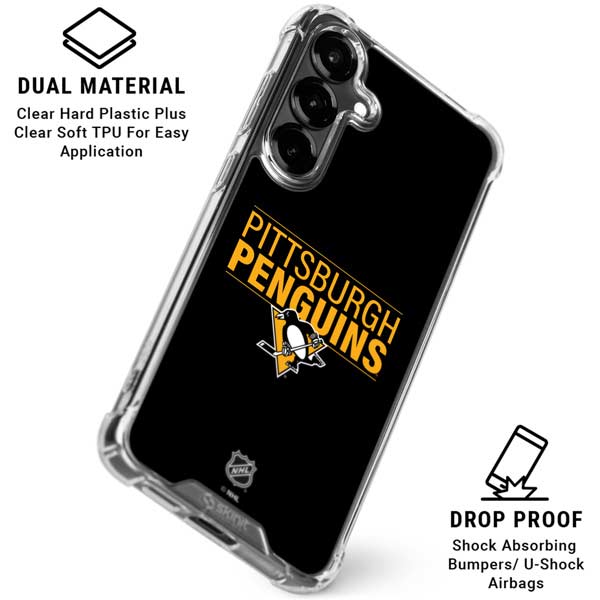 NHL Pittsburgh Penguins Lineup Galaxy S26 Clear Case