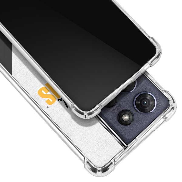 NHL Pittsburgh Penguins Script Moto G 5G (2025) Clear Case