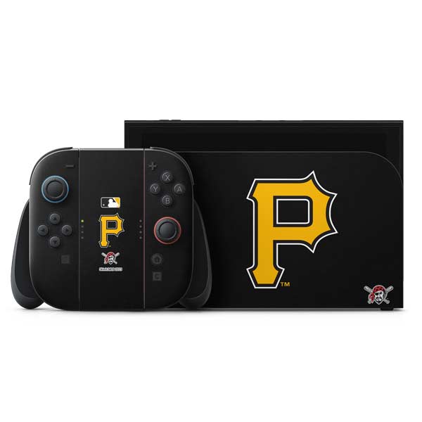 MLB Pittsburgh Pirates - Solid Distressed Nintendo Switch 2 (2025) with Joy-Con Skin