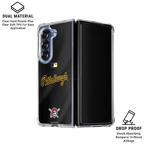 MLB Pittsburgh Pirates Alternate/Away Jersey Galaxy Z Fold7 Clear Case