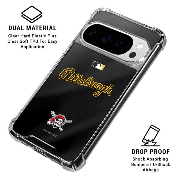 MLB Pittsburgh Pirates Alternate/Away Jersey Google Pixel 10 Pro Clear Case